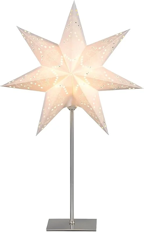 Besuche den Star Trading-Store Best Season Weihnachtsstern-Tischlampe Sensy Mini 55cm Creme — Weihnachtsdeko