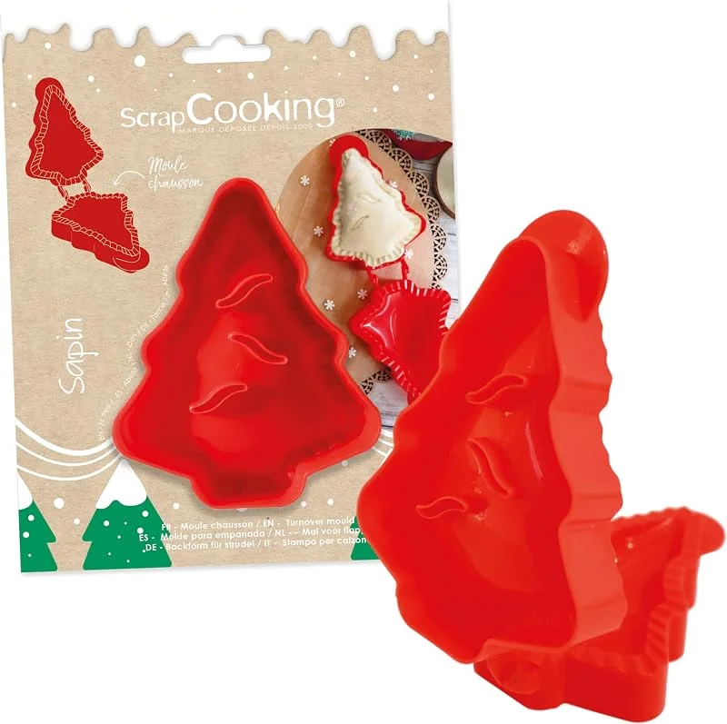 Besuche den ScrapCooking-Store ScrapCooking – Weihnachtsbaum Taschen-Form - Ausstecher Weihnachten für gefüllte Teigtaschen - Backen, Küche - Ausstechform - Empanadas Strudel - Blaubeertaschen - 2154 — Weihnachtskueche