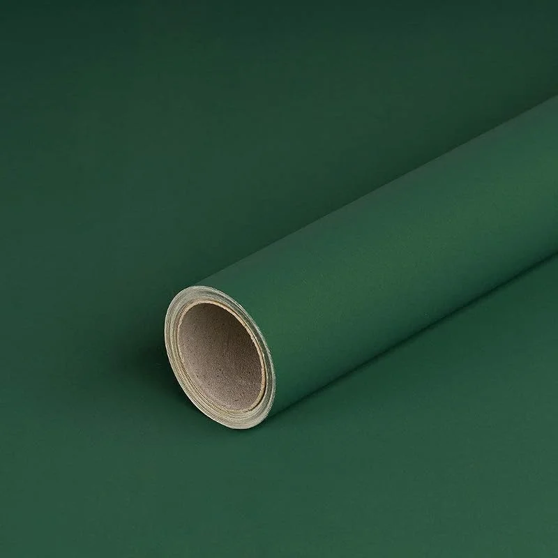 Marke: Bolis Geschenkpapier Dunkelgrün und Gold, Geburtstagspapier, Weihnachtspapier, 0, 70 x 10 m — Geschenkverpackung