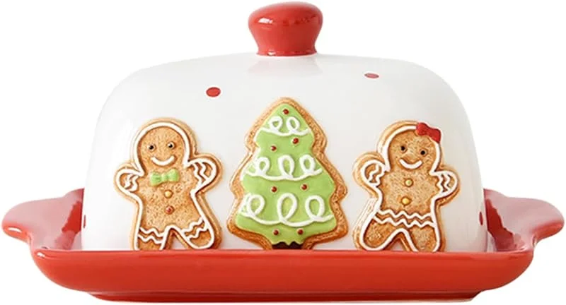 Marke: Generisch Keramikgeschirr-Set für Mikrowelle mit Weihnachtsmotiv (Mehrfarbig, 6) — Advent und Tisch