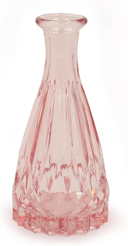 Besuche den Blümelhuber-Store Kleine Glasvase - Deko Boho Modern für Hochzeit Frühling Getrocknete Blumen Rosa — Kerzenlicht Abendessen