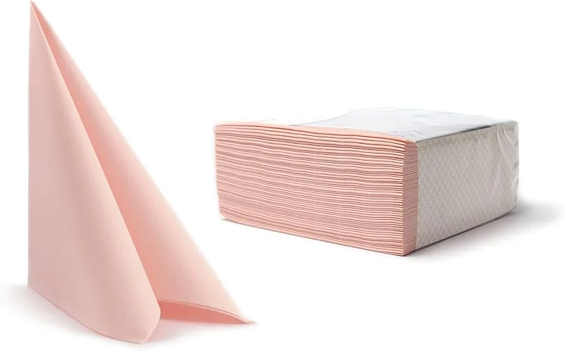 Marke: Alvotex Airlaid Alvotex CHIC Airlaid 50 Servietten, Stoffähnlich, Hochwertige, Einwegserviette, Rosa, 40x40cm, AS40x40 — Advent und Tisch