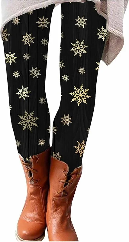 Marke: Générique Damen-Leggings, hohe Taille, bedruckt, Weihnachten, lässig, Skinny, Leggings, bedruckt, Weihnachten, Stretch, Jegging-Hose, Slim Leggings, Jeans, Kombinationen, Hose, Strumpfhose, Weihnachten, 27 — Weihnachtsmode