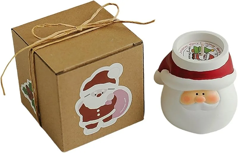 Marke: Generisch Weihnachtliche Duftkerzen, Weihnachtsmann-Form, Aromatherapie — Kerzenlicht Abendessen