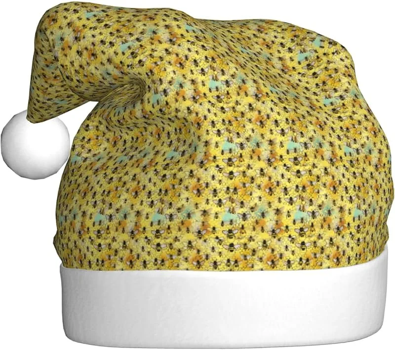 Marke: Tamiger Weihnachtsmützen mit Bienen-Motiv, saisonal, festlich — Weihnachtsmode
