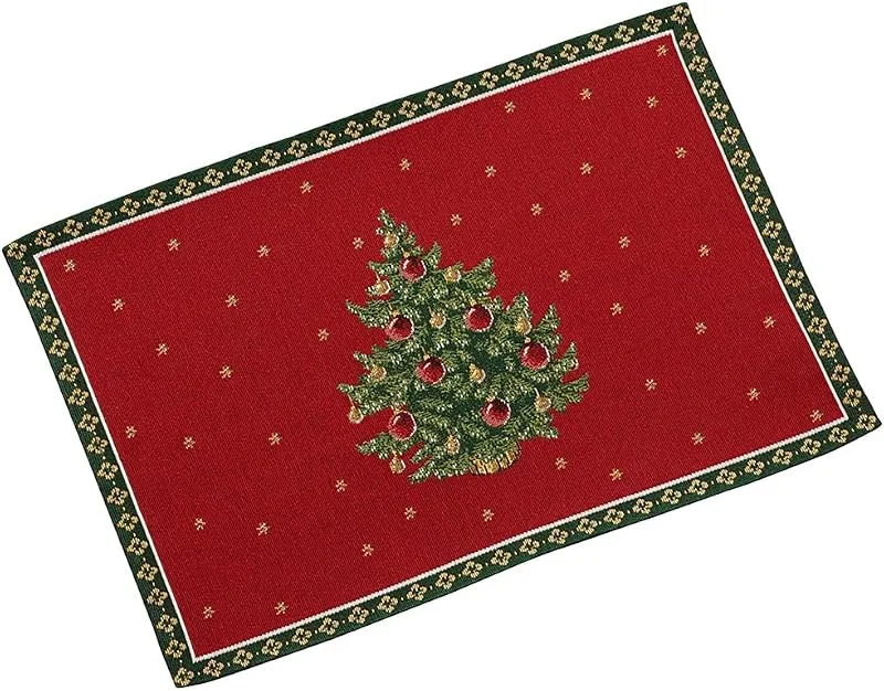 Villeroy & Boch - Toy's Delight Gobelin Platzset Baum Rot, Tischsets Stoff — Küche & Haushalt
