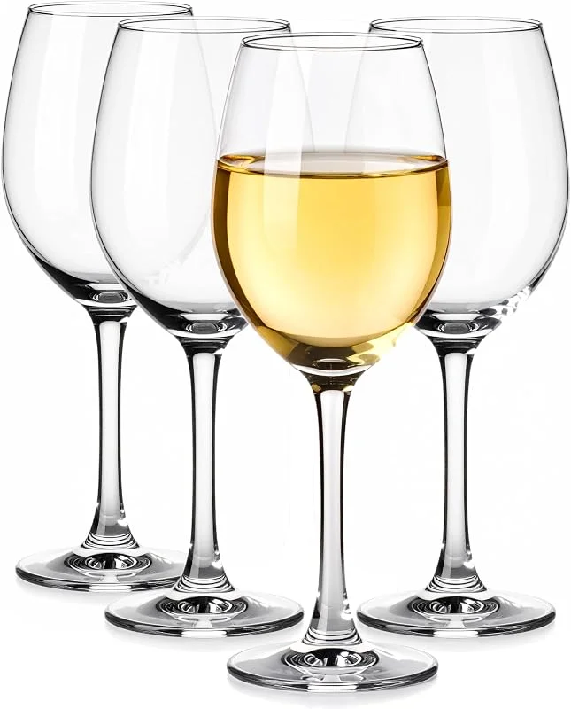 Besuche den Glasmark KROSNO 1992-Store Glasmark KROSNO 1992 Weißweingläser 4 Stück, 390 ml, Weingläser Set — Wein und Festtafel