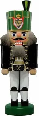 Besuche den Rudolphs Schatzkiste-Store Rudolphs Schatzkiste Nussknacker Bergmann bunt Höhe 19cm NEU Weihnachten Seiffen Nutcracker Nüsse Erzgebirge Winter Dekoration Holzkunst Holz Weihnachtsmann Christmas Walnuss — Weihnachtsdeko