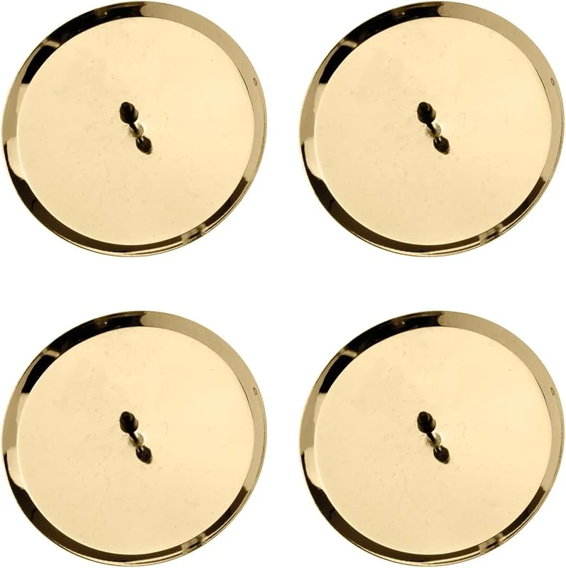 Marke: GLOREX Glorex Kerzenhalter 67021302 - 8 cm, 4 Stück, gold — Kerzenlicht Abendessen