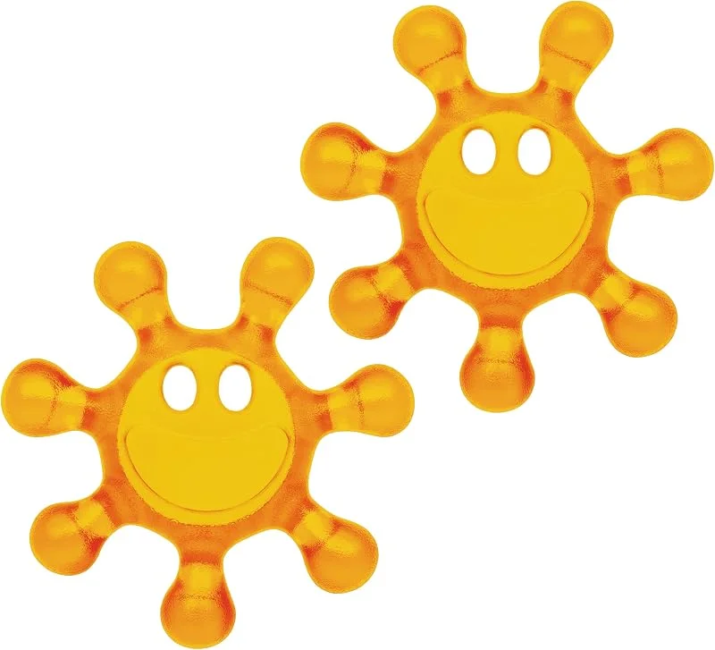 Besuche den Koziol-Store Koziol SUNNY Flaschenöffner 2er-Set, für Verschlüsse aus Kunststoff, Drehverschlussöffner, bruchfester Kunststoff, spülmaschinengeeignet, ideal für Kinder & Senioren (transparent orange) — Wein und Festtafel