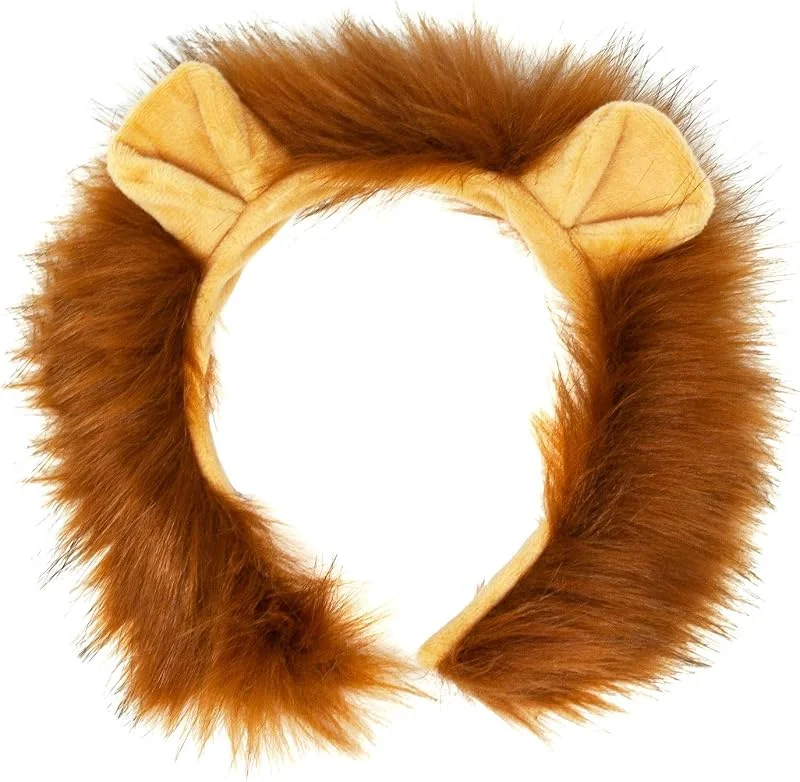 Besuche den Oblique Unique-Store Oblique Unique Löwen Haarreifen mit Mähne & Ohren – Flauschiges Löwenkostüm Accessoire für Kinder & Erwachsene – Löwe Haarreif für Fasching Karneval Halloween & Motto-Party – Löwenmähne Braun — Weihnachtsmode