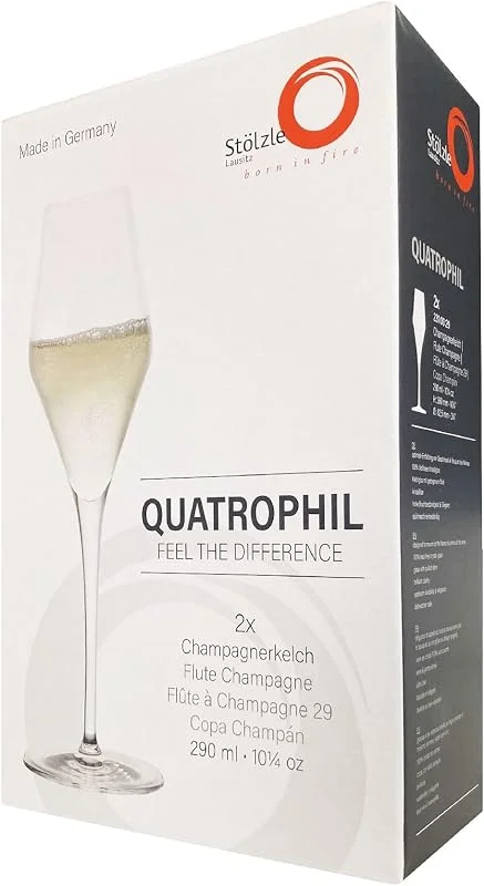 Besuche den Stölzle Lausitz-Store Stolzle Lausitz Quatrophil Sektglas 2er Set — Wein und Festtafel