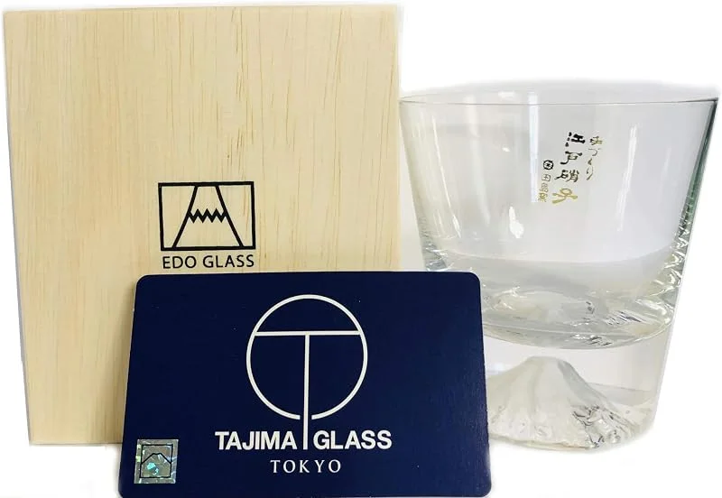 Marke: Tajima glass Tajima Glass, MIT ZERTIFIKAT, Direktbeschaffung vom Hersteller, Fuji Glass TG15-015-R Rocks Glas Japanische traditionelle Handarbeit Edo Kiriko Glas x YOLOZY — Wein und Festtafel