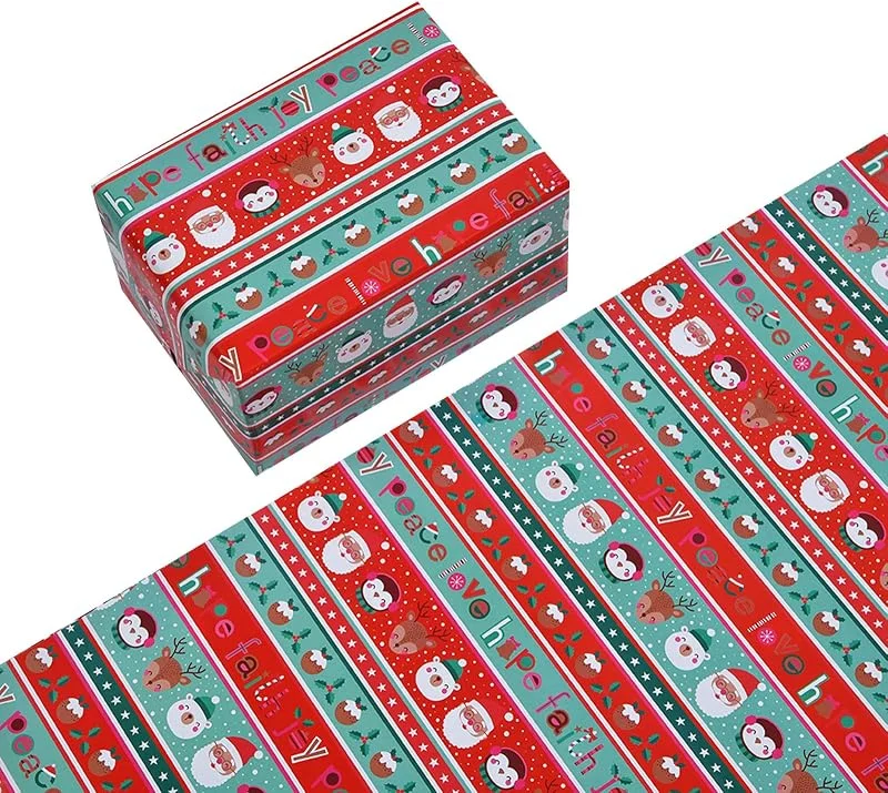 Marke: Generic Festliches Geschenkpapier für Weihnachten mit LKW Motiv Plaid Schneeflocken Design ideal Verpacken von Präsenten für Familie Freunde besondere Anlässe (A, One Size) — Geschenkverpackung