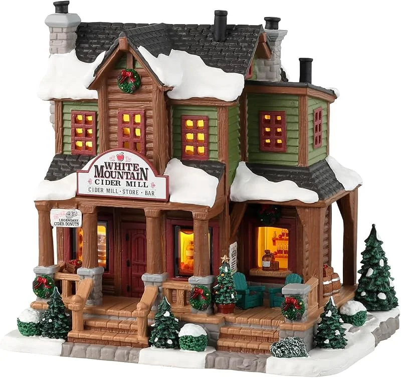 Marke: Lemax Lemax 35071 Vail Village Lighted Building: White Mountain Cider Mill — Weihnachtsdeko