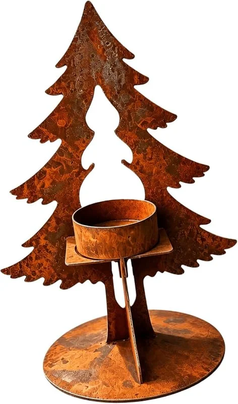 Marke: Wiffe Weihnachtlicher Tischkerzenhalter mit freistehender Baumform — Weihnachtsbeleuchtung