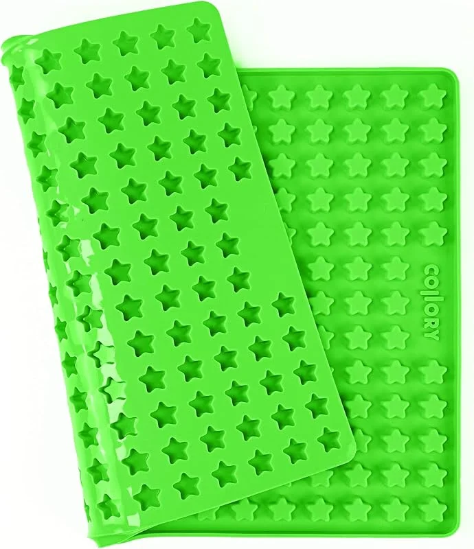 Besuche den Collory-Store Collory Backmatte Hundekekse für MINI STERN (1, 5cm) Leckerlis, Silikon Backform, Pralinenform, Schokoladenform, Hitzebeständig, Lebensmittelecht & Bpa-frei — Weihnachtskueche