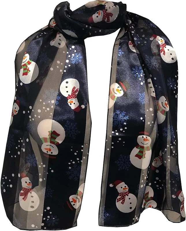 Marke: Pamper Yourself Now Pamper Yourself Now Snowman Design Scarf Thin Pretty Christmas Scarf, Great as a Present, Gift. — Weihnachtsmode