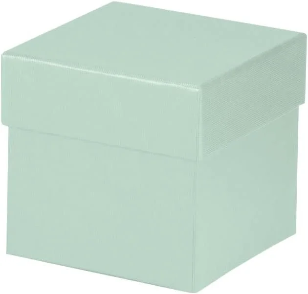 Besuche den Rössler-Store Rössler - Geschenkbox mit Deckel 105x105x105 mm Mint — Geschenkverpackung