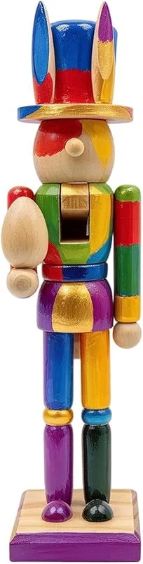 Marke: Generisch Unlackierter Nussknacker, 30, 8 cm, Holzfigur, Sammlerstücke — Weihnachtsdeko