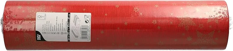 Besuche den PAPSTAR-Store Papstar Tischläufer Christmas Shine 24m x 40cm 88171 — Küche & Haushalt