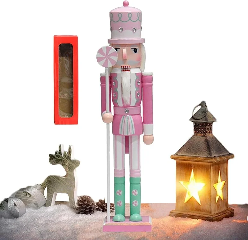 Marke: Generisch Nussknacker-Figuren für die Weihnachtszeit Dekorative Festtags-Skulpturen — Küche & Haushalt