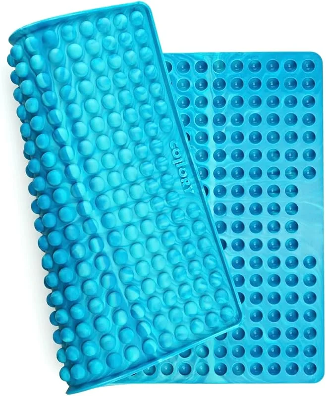 Besuche den Collory-Store Collory® Backmatte Hundekekse für MINI HALBKUGEL (1cm Ø) Leckerlis, Silikon Backform, Backunterlage für Backblech, Diätmatte, Hitzebeständig, Lebensmittelecht & Bpa-frei — Weihnachtskueche
