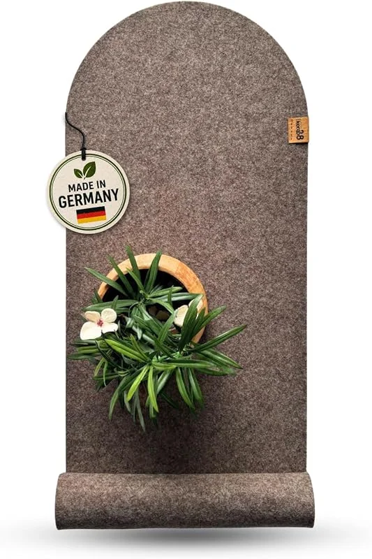 Besuche den kontor28-Store kontor28® - Premium Tischläufer Filz 100% Made in Germany aus Upcycling-PET Filz, Waschbarer Tischläufer in 100x30 cm Kratz- und hitzebeständig, Filzläufer OVAT Naturmeliert für Indoor & Outdoor — Küche & Haushalt