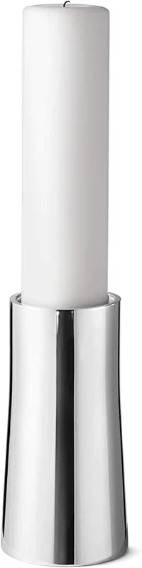 Besuche den Georg Jensen-Store Georg Jensen - Icon Ambience Kerzenhalter, klein Zeitloses ästhetisches Design Design: Magnus Stephensen — Kerzenlicht Abendessen