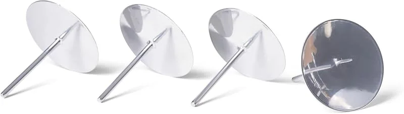 Besuche den Novaliv-Store Novaliv 4X Kerzenhalter mit Dorn 7, 5cm Silber Kerzenteller zum Stecken Kerzenhalter Adventskranz Adventskerzenhalter rund Kerzenpin Weihnachtskranz Kerzenständer Adventskranzdeko Kerzentülle Metall — Kerzenlicht Abendessen