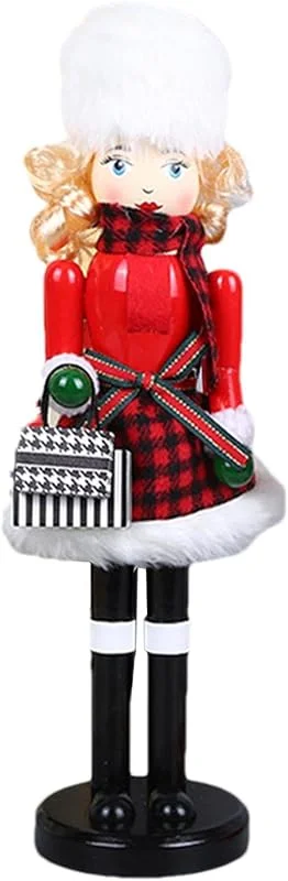 Marke: Generisch Nussknacker-Figur, Winterurlaubsfiguren, Puppe, Schreibtisch-Display — Weihnachtsdeko