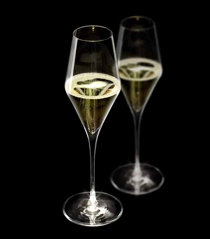 Besuche den Stölzle Lausitz-Store STÖLZLE LAUSITZ Champagnergläser Highlight 290ml mit leuchtendem Stiel I Champagnerkelche 2er Set bruchsicher I Schaumweingläser 2 Stk spülmaschinenfest I Edle Kristallgläser wie mundgeblasen — Wein und Festtafel