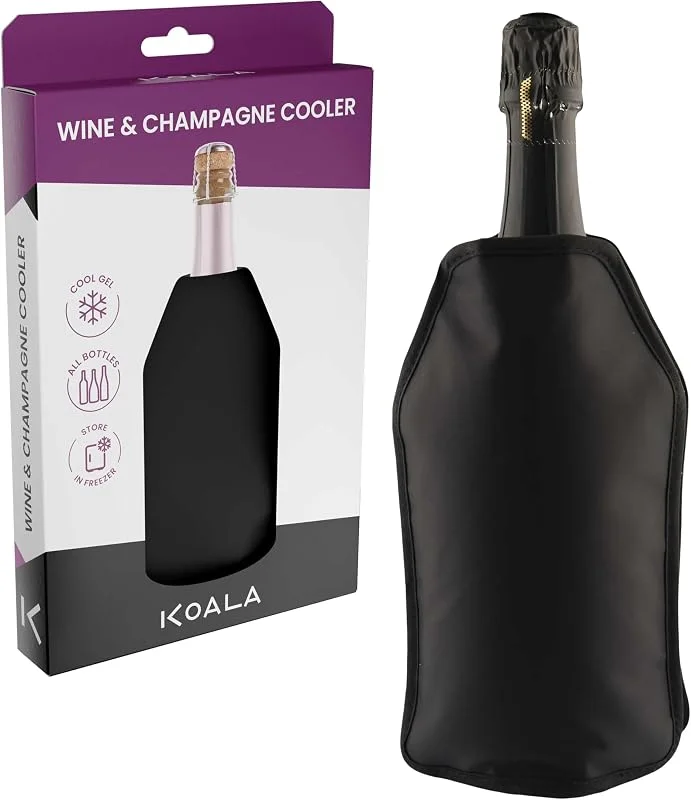 Besuche den Koala-Store Koala Internatioal High Tech Kühlärmel, Nylon, Schwarz, 15, 5 x 3 x 23, 5 cm — Wein und Festtafel