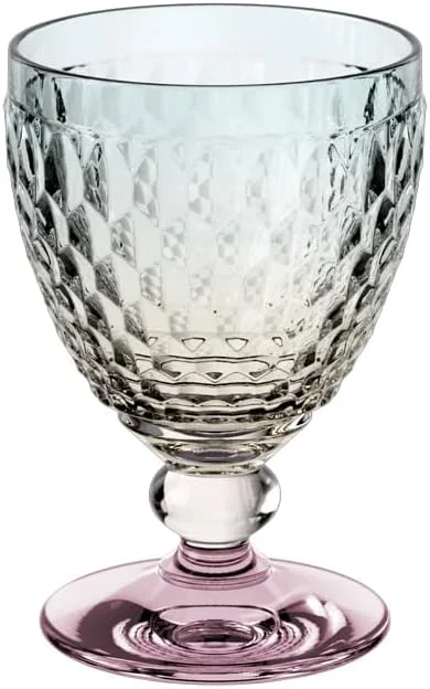 Villeroy & Boch – Boston Pearl Rotweinglas 132mm, Glas für Rotwein, facettiertes Kristallglas, robust und spülmaschinenfest, Premium Qualität Made in Germany, farbgesprayed, Glas — Wein und Festtafel