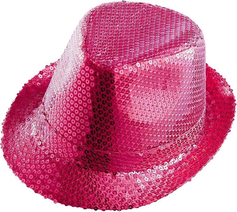 Besuche den W WIDMANN MILANO Party Fashion-Store W WIDMANN MILANO Party Fashion Unisex Pailletten Fedora Hut (1er Pack) — Weihnachtsmode