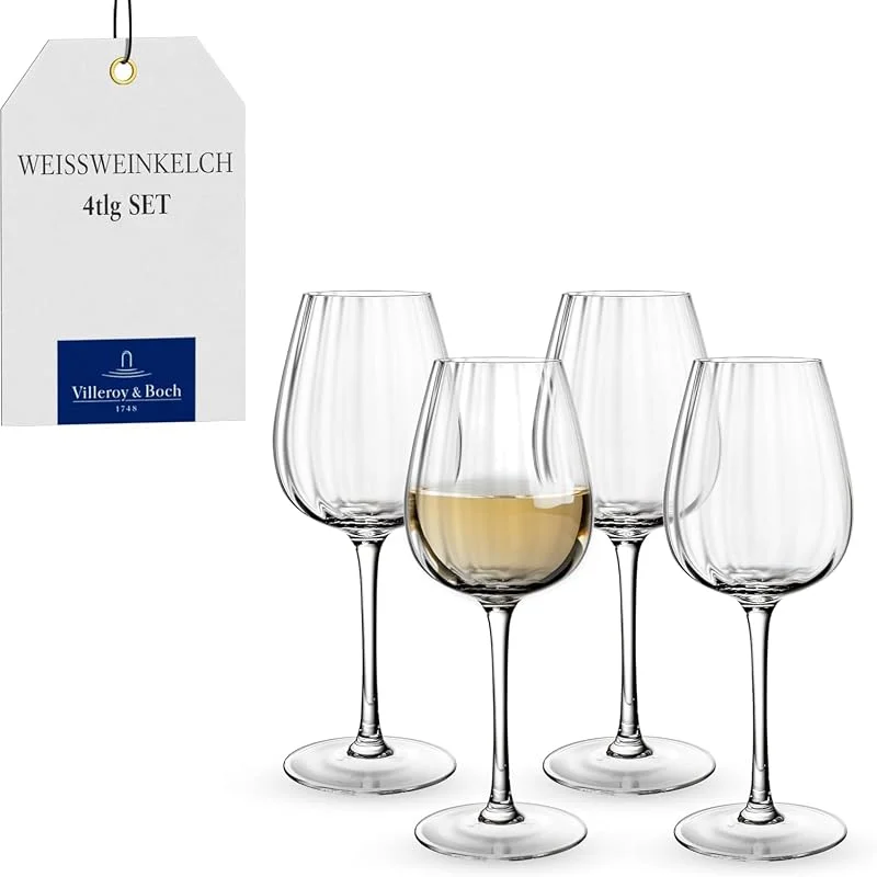 Villeroy & Boch - Rose Garden Weißweinglas Set 4-teilig 120 ml Klar — Wein und Festtafel
