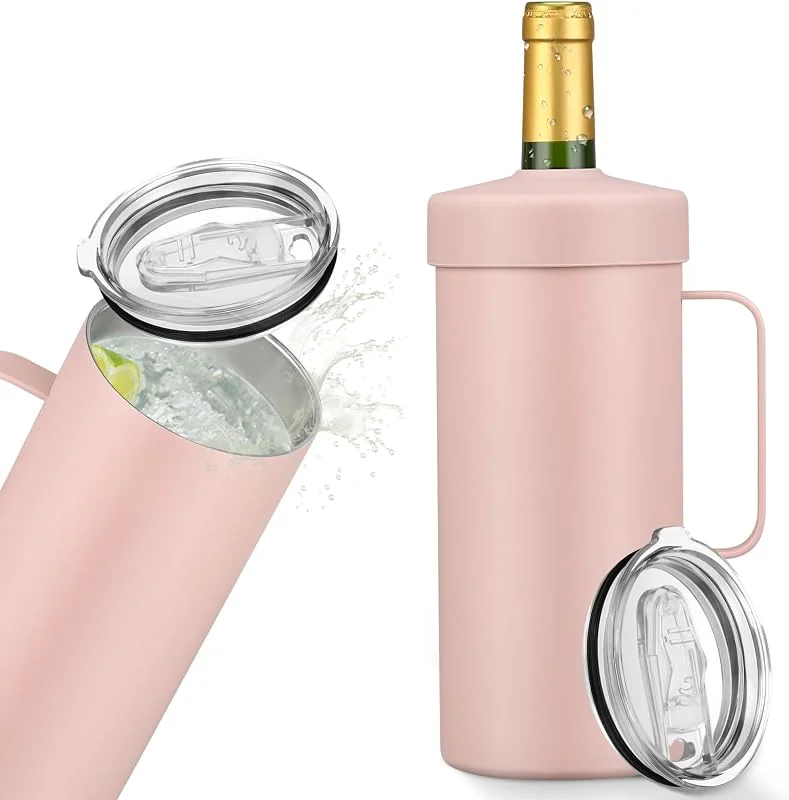Marke: MoreFeel Morefeel Weinkühler für Flaschen, ideales Geschenk, Rosa — Wein und Festtafel