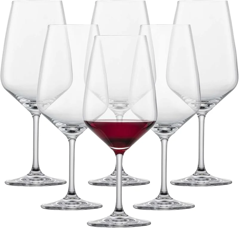 Besuche den Schott Zwiesel-Store Schott Zwiesel 115672 Bordeaux 130 Rotweinglas, Bleikristallglas, klar, 9, 5 x 9, 5 x 23, 7 cm, 6 Stück — Wein und Festtafel
