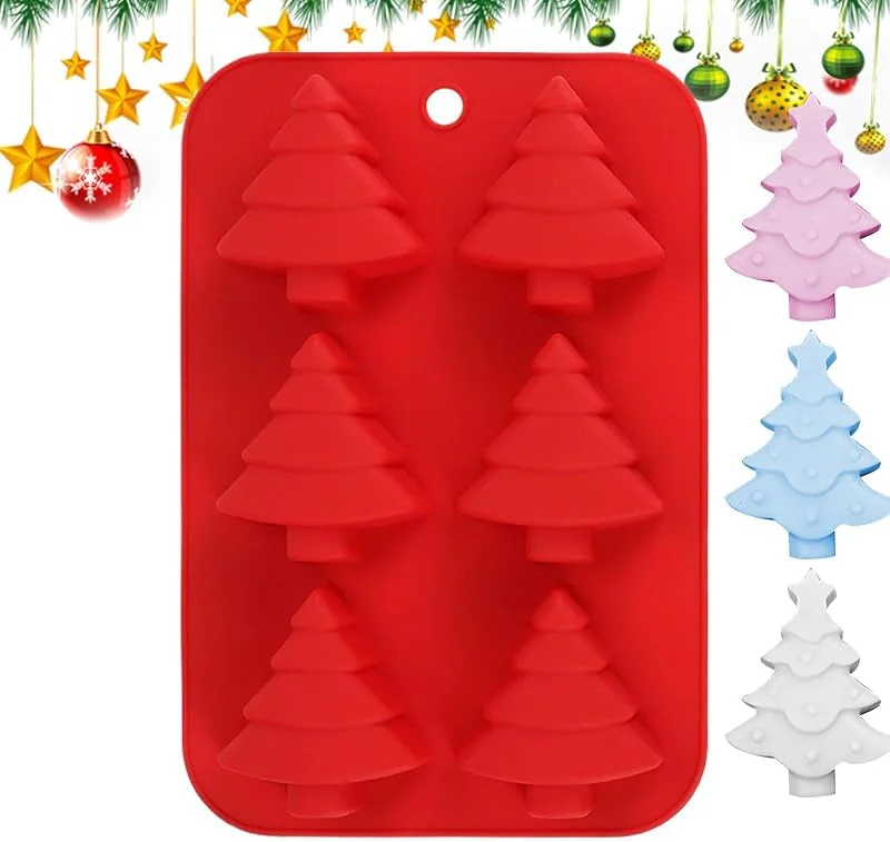 Marke: Generisch Weihnachts-Schokoladenformen, antihaftbeschichtet, für Fondant, Schokolade — Weihnachtskueche