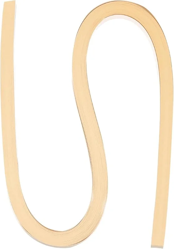 Besuche den PATIKIL-Store PATIKIL Quilling Streifen Papier 3, 16" (5mm) 54cm Origami Papier Champagner — Geschenkverpackung