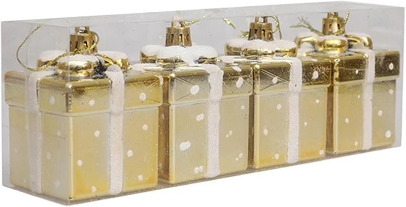 Marke: Generisch Weihnachtsbaum Anhänger Geschenkboxen Deko 1 Set — Geschenkverpackung
