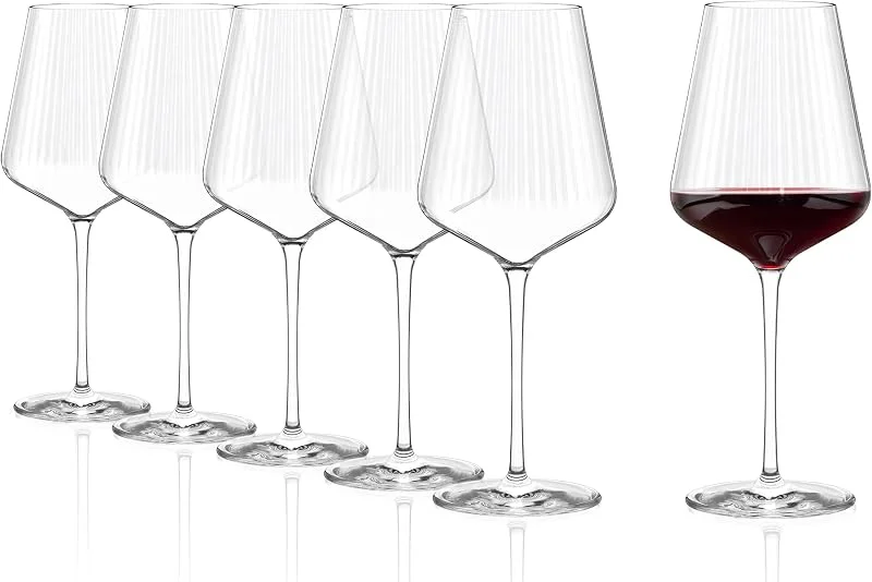 Besuche den Stölzle Lausitz-Store Stölzle Lausitz Symphony Bordeauxglas Rotweinglas 645 ml, 6er-Set — Wein und Festtafel