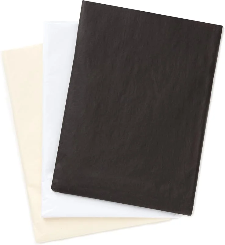 Besuche den Hallmark-Store Hallmark Seidenpapier in Weiß, Schwarz und Elfenbein für Geschenkverpackungen (120 Blatt) für Geschenktüten, Hochzeiten, Abschlussfeiern, Valentinstag, Weihnachten