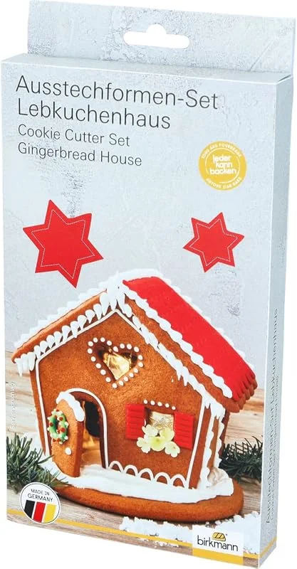 Besuche den RBV Birkmann-Store Birkmann, Ausstechformen-Set Lebkuchenhaus, 6-teilig, Edelstahl, hochwertige Qualität — Weihnachtskueche