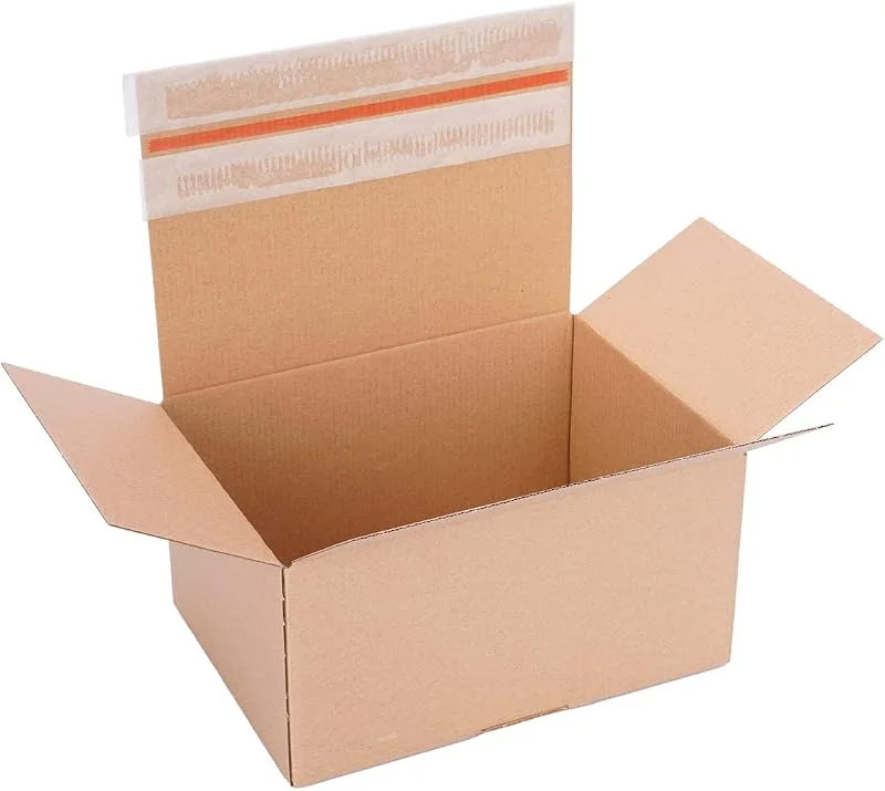 Besuche den verpacking-Store verpacking Automatikkartons 230 x 165 x 115 mm VP 35 Braun [Größe und Stückzahl wählbar] 1-wellige Versandkartons mit Selbstklebeverschluss 20 Stück — Geschenkverpackung