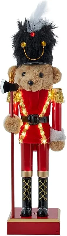 Marke: The Bridge Collection The Bridge Collection Real Bear Nussknacker, 38, 1 cm, Weihnachtsfigur — Weihnachtsdeko