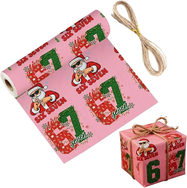 Marke: Generisch Lustiges 67-Weihnachts-Geschenkpapier, 67 Meme Funny Teen Weihnachtsgeschenkpapier, 35, 43 X 19, 69 Zoll, Festliches Geschenkpapier Für Erwachsene, Kinder, Partys, Familienfeiern, Saisonale Feiern, Hoch — Geschenkverpackung