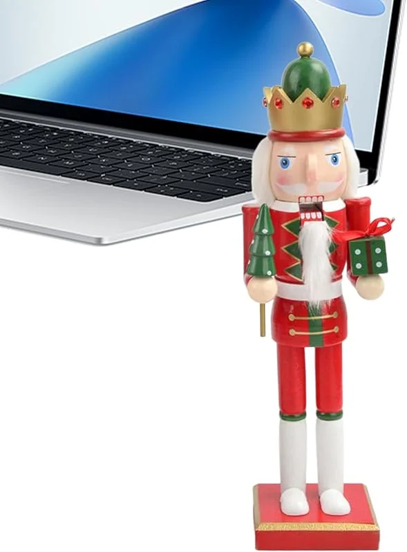 Marke: Generic Soldat Nussknacker Figur Nussknacker Soldat aus Holz 38 cm — Weihnachtsdeko