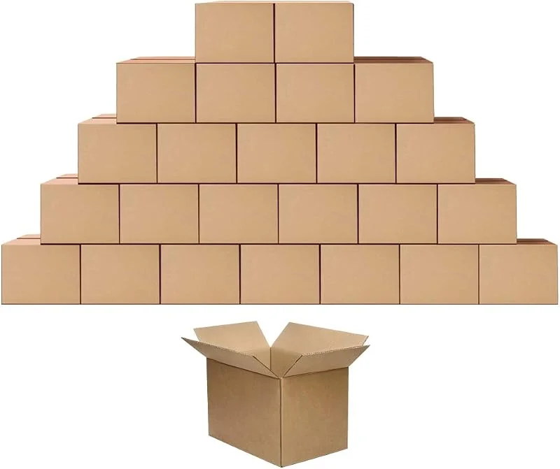 Marke: ZBEIVAN kartons aus Wellpappe, Umzugskartons 25 Stück 10X7X5 inch-25 Packs DY10X7X5-ZX — Geschenkverpackung