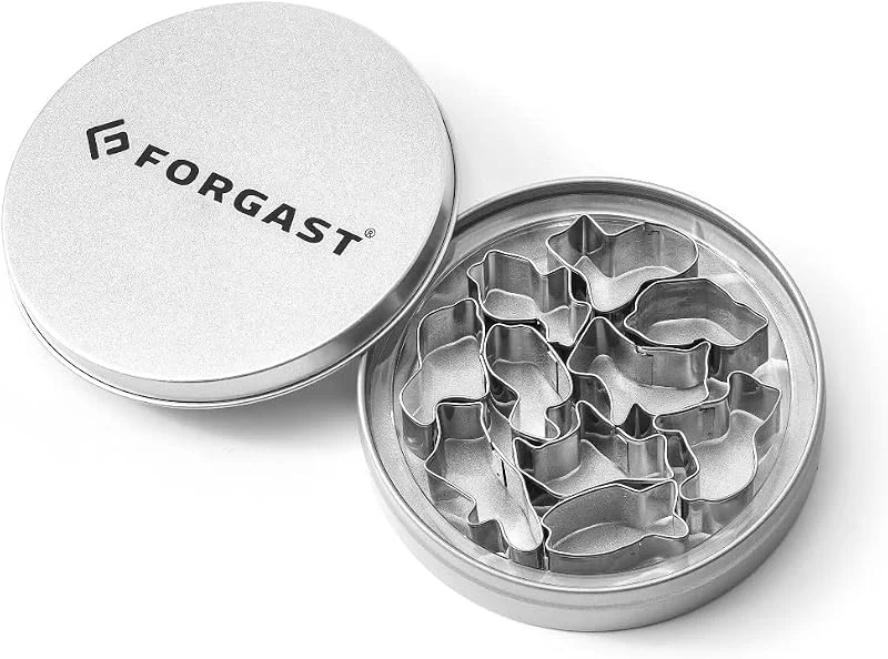 Besuche den Forgast-Store 10x Edelstahl Ausstechformen, Tiere, Brotausstechformen für Kinder, Ausstecher, Ausstechform, Keksausstecher, Plätzchenausstecher, Keksschneider, für Kekse, Marzipan, Plätzchen — Weihnachtskueche